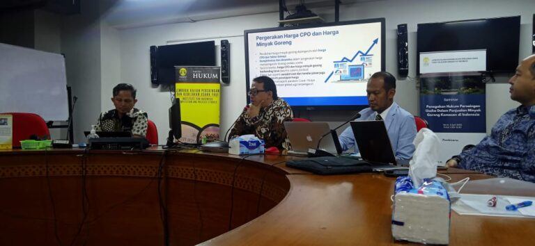Kajian UI: Dugaan Kartel Minyak Goreng Tidak Didukung Bukti Kuat
