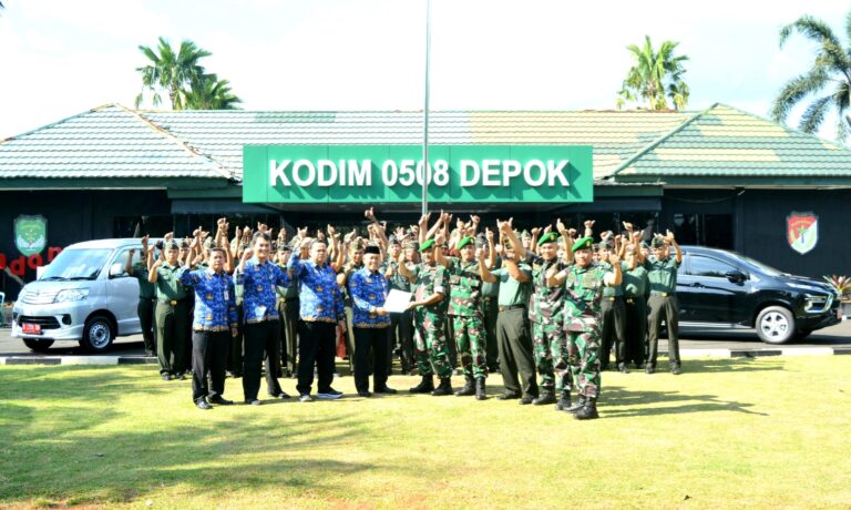 Dandim Depok Apresiasi Hibah Dua Unit Mobil Dinas dari Pemkot