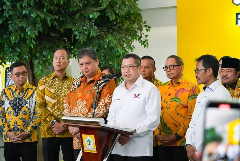 Airlangga Sebut Golkar dan Perindo Punya Visi Sama, Sinyal Koalisi?