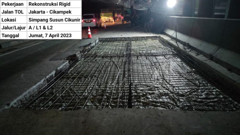 Jasa Marga Lakukan Rekonstruksi Rigid Jalan Tol Jakarta-Cikampek