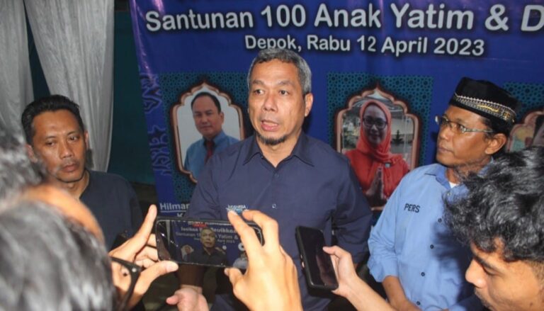Dirjen IKP Kemenkominfo Apresiasi Santunan 100 Anak Yatim oleh PWI Jabar dan PWI Depok