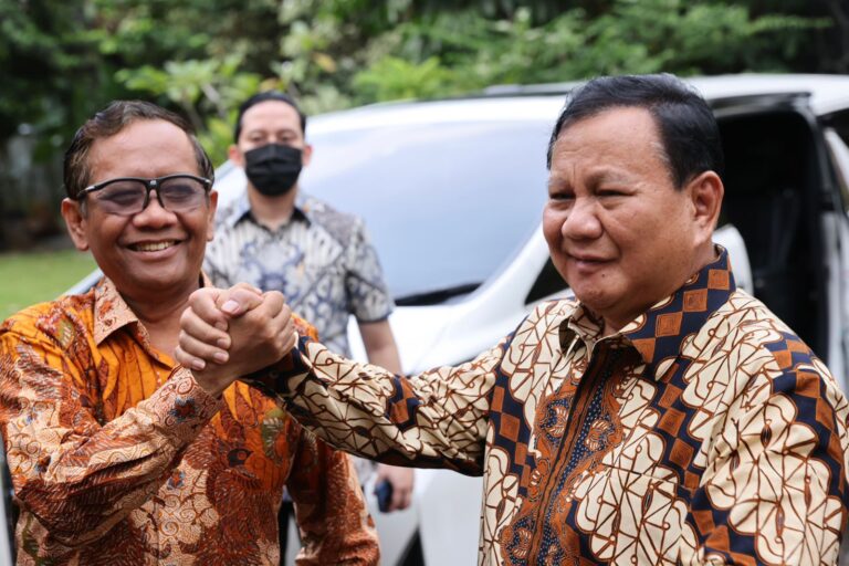 Bertemu Mahfud MD dan Muhadjir, Prabowo Bahas Situasi Mudik