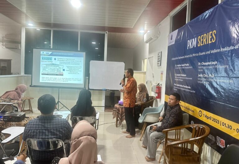 Dosen Teknik Industri UMB Gandeng VIT India Tingkatkan Kualitas UMKM