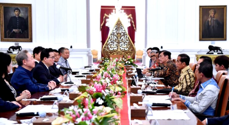 Terima Delegasi Korea Selatan, Presiden Bahas Peningkatan Kerja Sama Ekonomi