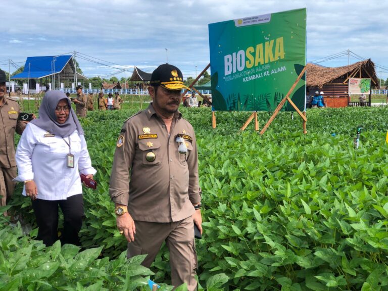 Menteri Pertanian Tinjau Lokasi Kegiatan Penas KTNA XVI di Padang