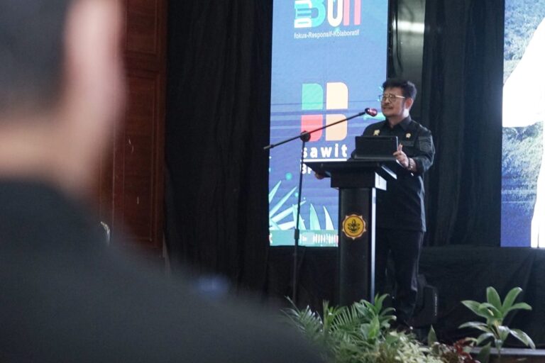 Mentan SYL Dorong Pengembangan Sawit Alternatif Bahan Bakar Berbiaya Rendah