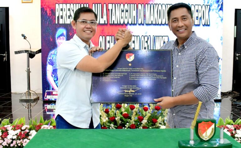 Danrem Wijayakarta Resmikan Aula Tangguh, Dandim Depok: Jumlah Pintu dan AC Punya Makna dan Arti