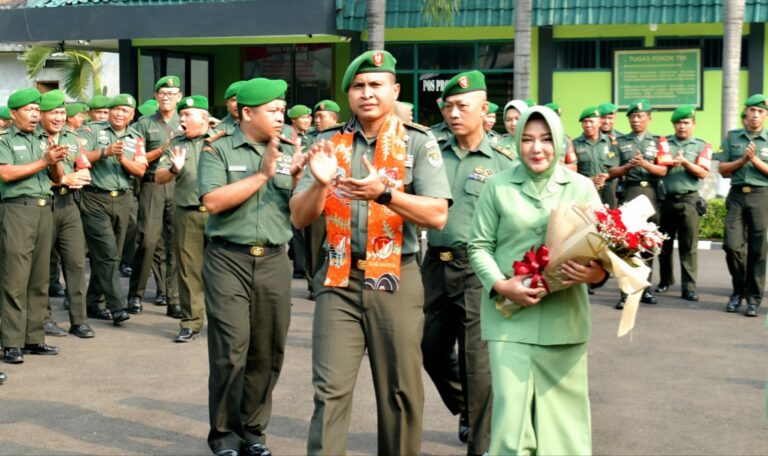 Kodim Depok Gelar Tradisi Penyambutan Dandim Baru