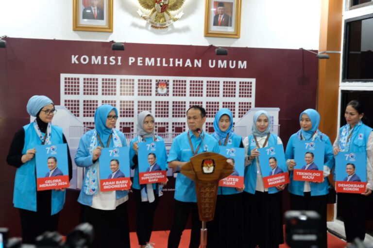 Datangi KPU Malam Hari, 15.587 Bacaleg Gelora Resmi Didaftarkan