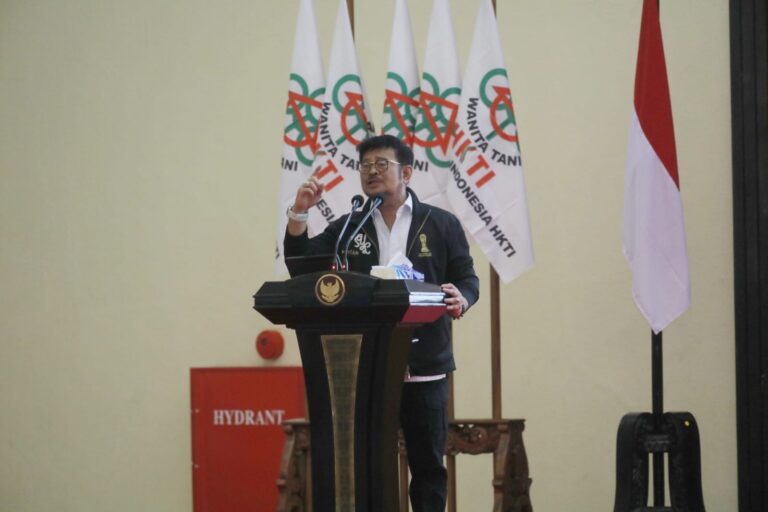 Mentan SYL Ajak Wanita Tani HKTI Membumikan Penanaman Pekarangan Rumah