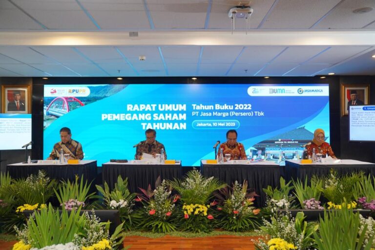 Catat Kinerja Positif di Tahun 2022, Jasa Marga Putuskan Bagi Dividen 20 Persen di RUPS Tahun Buku 2022