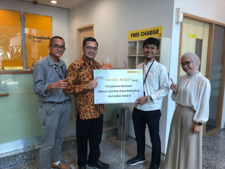 Maybank Syariah Salurkan Kurban di Green Kurban Sinergi Foundation