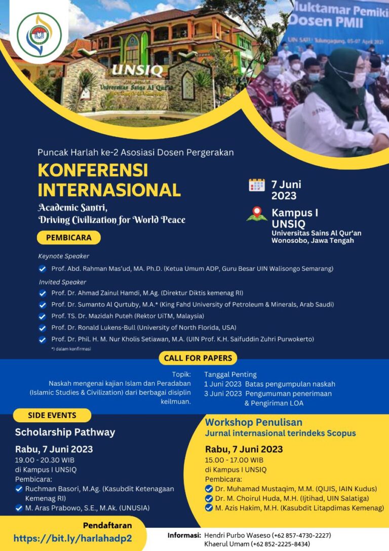 Harlah Ke-2 Asosiasi Dosen Pergerakan di Gelar di Wonosobo, Ini Agendanya
