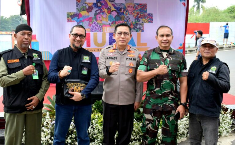 Dandim Depok Apresiasi Lomba Mural Polres: Hasilnya Positif