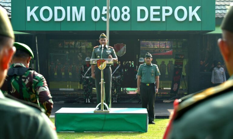 Pesan Tegas Dandim Totok di Hadapan Personel Kodim dan Polres Depok
