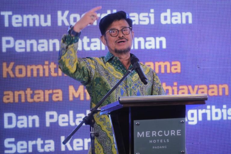 Mentan SYL Dorong Gubernur dan Bupati Perkuat Serapan KUR Pertanian
