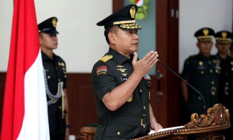 Terima Laporan Kenaikan Pangkat 18 Pati, Kasad Dudung Sampaikan Pesan Penting