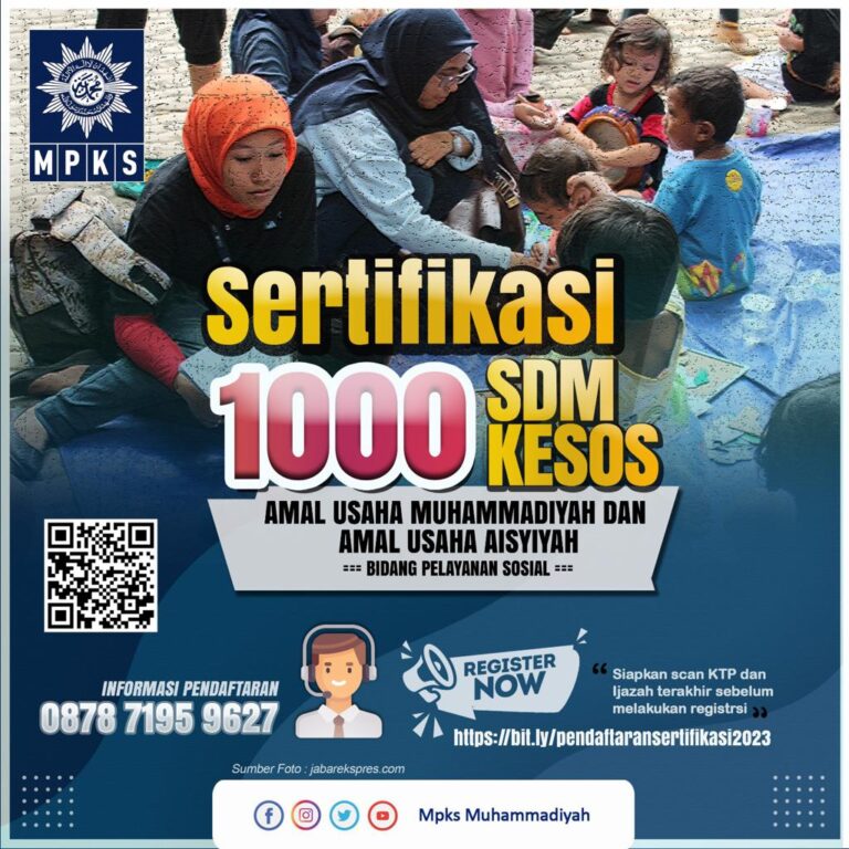 Program Sertifikasi 1000 SDM Kesos Muhammadiyah Dimulai