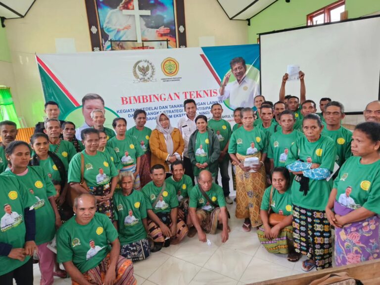 DPR dan Kementan Gelar Bimtek Bagi Petani Kedelai Anisipasi El Nino