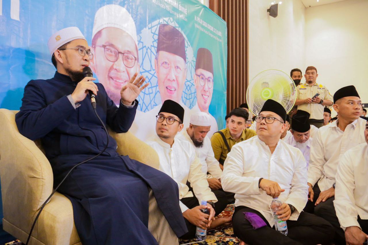 Sambut Tahun Baru Islam, Warga Muslim Tangsel Antusias Hadiri Tabligh