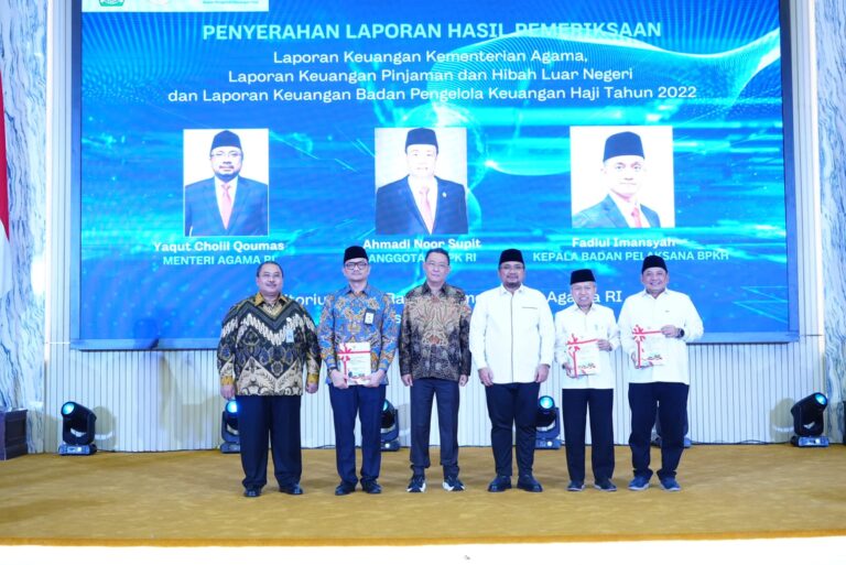 Kementerian Agama Raih WTP Tujuh Kali Berturut-turut