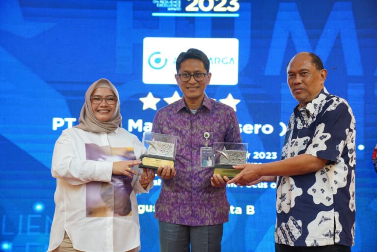 Jasa Marga Raih Empat Penghargaan di Ajang Penghargaan Human Capital on Resilience Excellence Award 2023