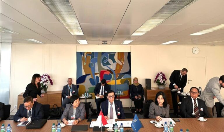 Menkumham Menghadiri Sejumlah Pertemuan Bilateral Penting di Sidang WIPO