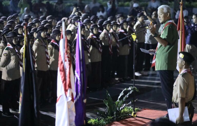 Lepas 218 Pramuka Jateng Ikuti Jambore Dunia di Korsel, Ganjar: Gelorakan Pesan Damai