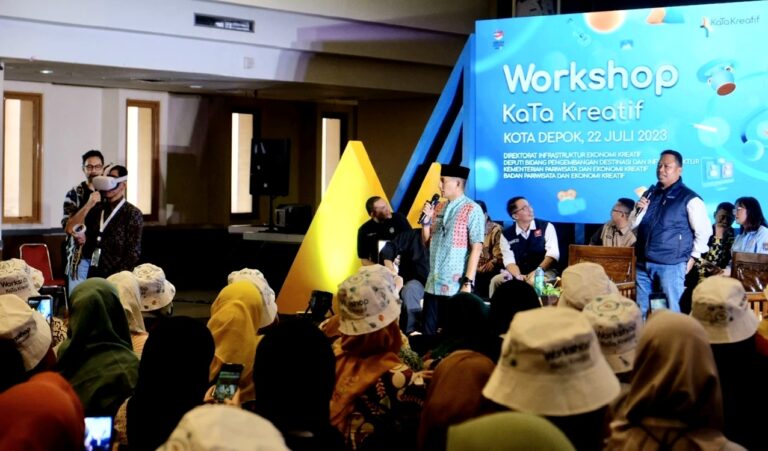 Sandiaga Uno Dorong Pelaku Ekonomi Kreatif di Depok Terus Kreatif dan Inovatif