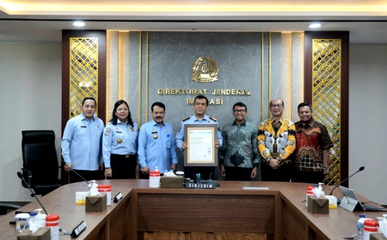 Tersertifikasi ISO/IEC 27001, Dirjen Imigrasi: Perlindungan Data Pribadi Konsern Utama Kami