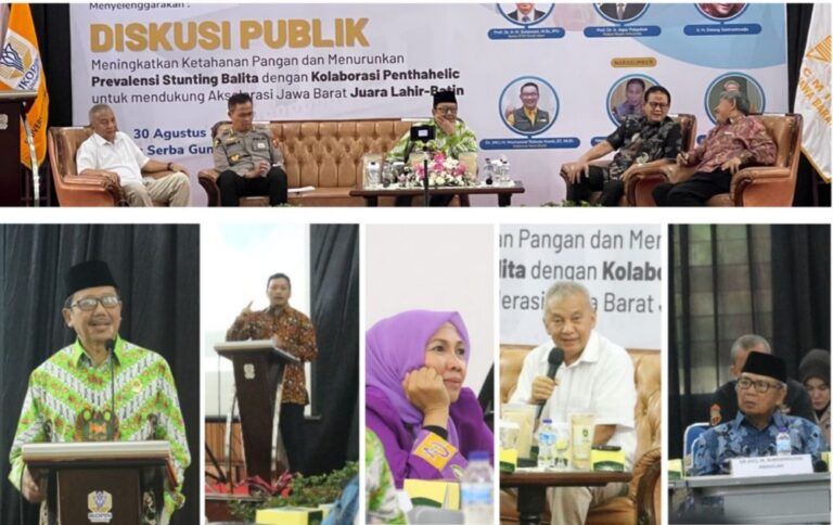 Bersama IKOPIN University, ICMI Orwil Jabar Gelar Diskusi Publik Bedah Ketahanan Pangan