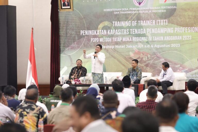 Mendes Sebut Tenaga Pendamping Desa Dibutuhkan Sepanjang Masa