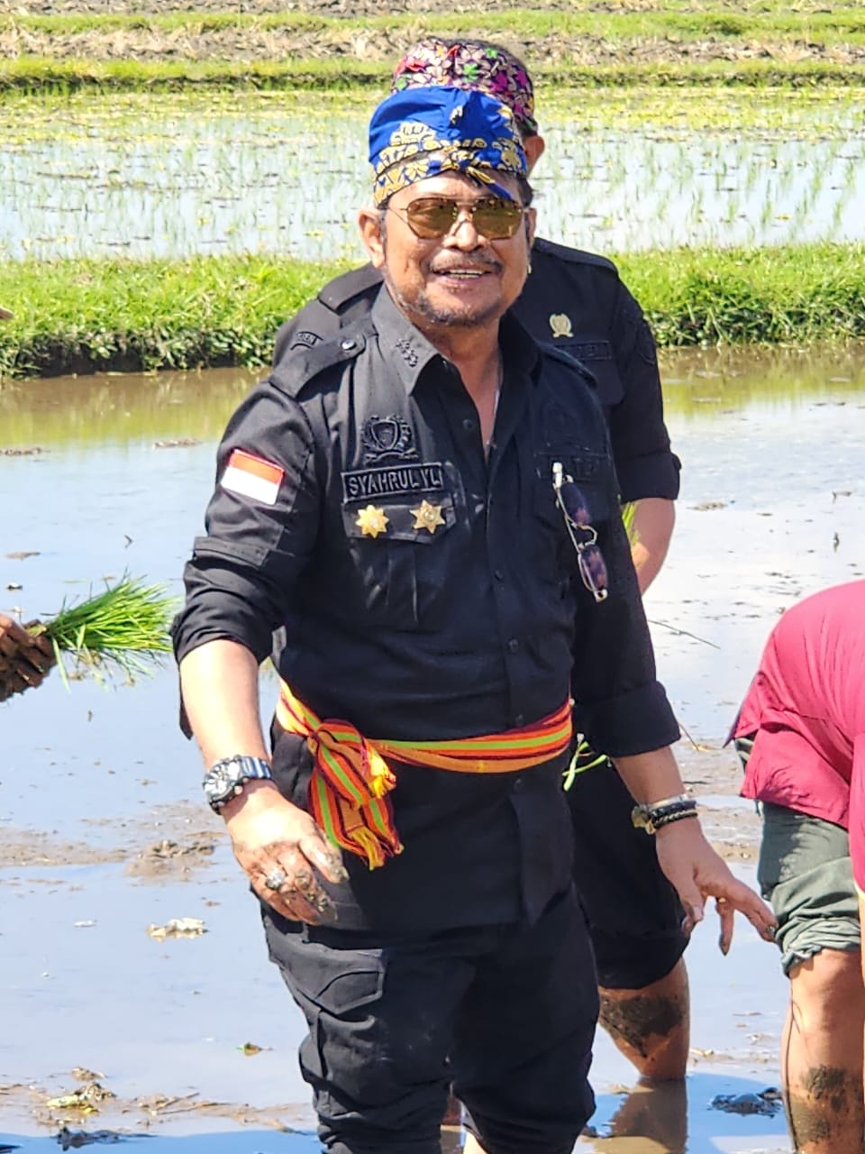 Gernas El Nino Di Ntb Mentan Syl Tanam Padi Dan Pimpin Pembuatan