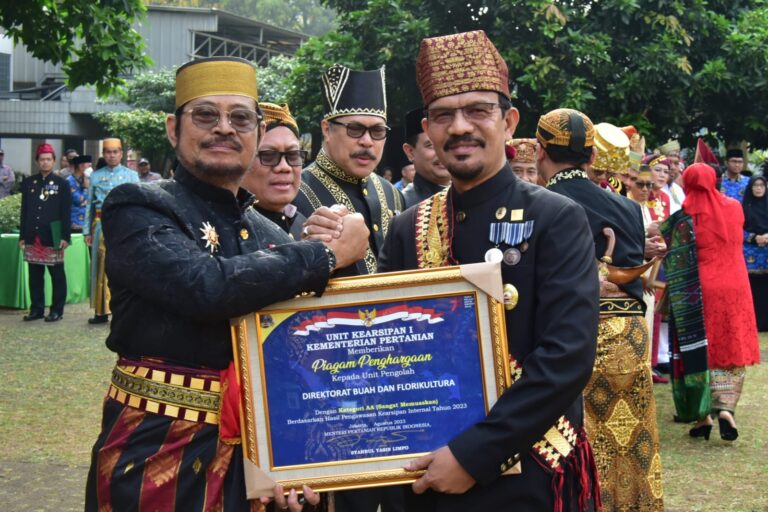 HUT RI Ke-78, Mentan Syahrul Apresasi Kinerja Kearsipan Lingkup Kementan