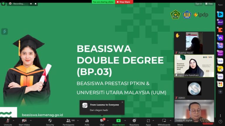 Perkuat Reputasi PTKI, Kemenag Rilis Brogram Beasiswa Double Degree Internasional