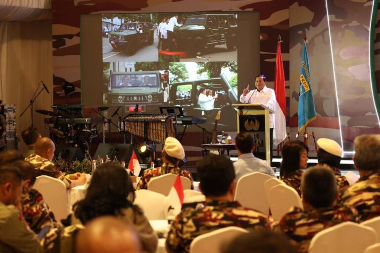 Hadiri HUT ke-45 FKPPI, Menhan Prabowo: FKPPI adalah Pewaris Utama Kemurnian Nilai-Nilai Pancasila