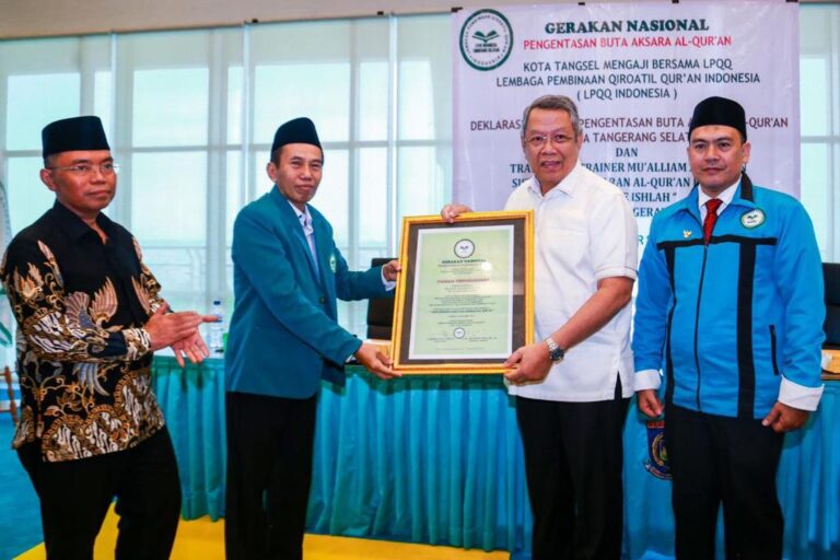 Entaskan Buta Huruf Al-Qur’an, Pemkot Tangsel Bersama LPQQ Gelar ToT Cara Belajar Al-Qur’an