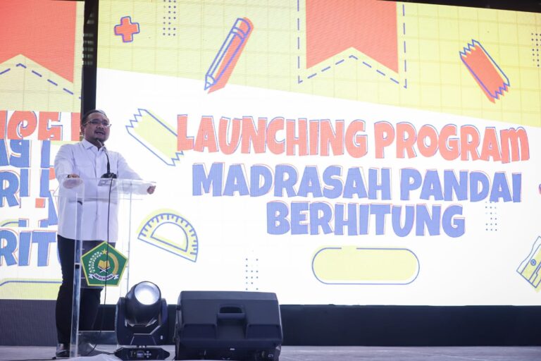 Rilis Madrasah Pandai Berhitung, Menag Targetkan Tiga Juta Guru dan Siswa Ahli Matematika