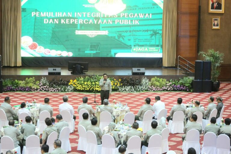 Pulihkan Kepercayaan Publik, Pejabat Kementan Teken Pakta Integritas Zero Tolerance for Integrity
