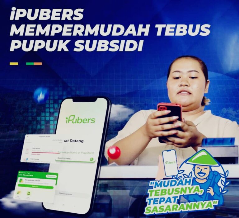Pakai iPubers, Petani Makin Mudah Tebus Pupuk Bersubsidi