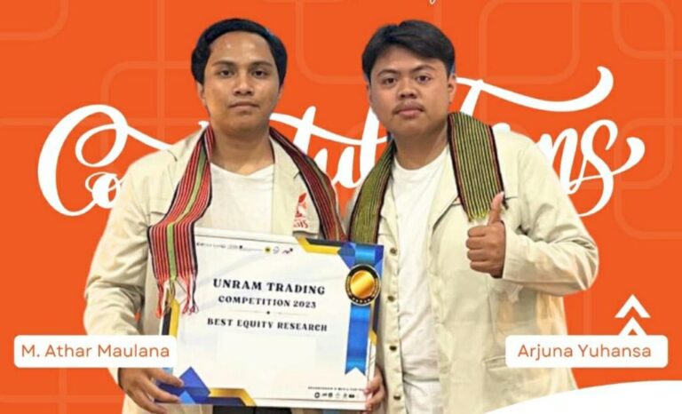 Dua Mahasiswa FEBI UIN Bandung Sabet Best Paper Research di Perhelatan Trading Nasional
