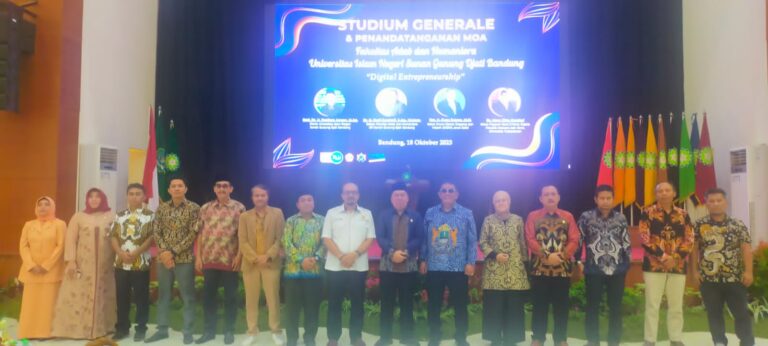 UIN Bandung Gelar Studium Generale Digital Entrepreneurship dan Teken MoA dengan KADIN Jabar
