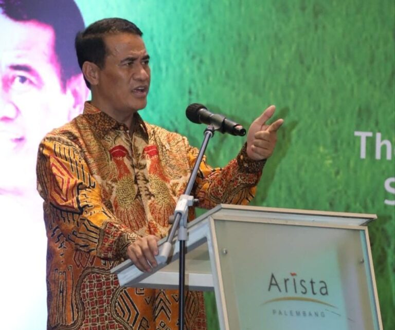 Hadapi El Nino, Mentan Gerak Cepat Garap Lahan Rawa di Sumsel Jadi Lahan Produktif