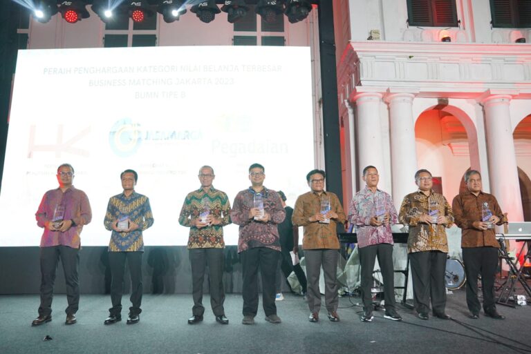 Jasa Marga Raih Peringkat 2 Nilai Belanja Terbesar Awarding Business Matching Jakarta 2023 BUMN Tipe B