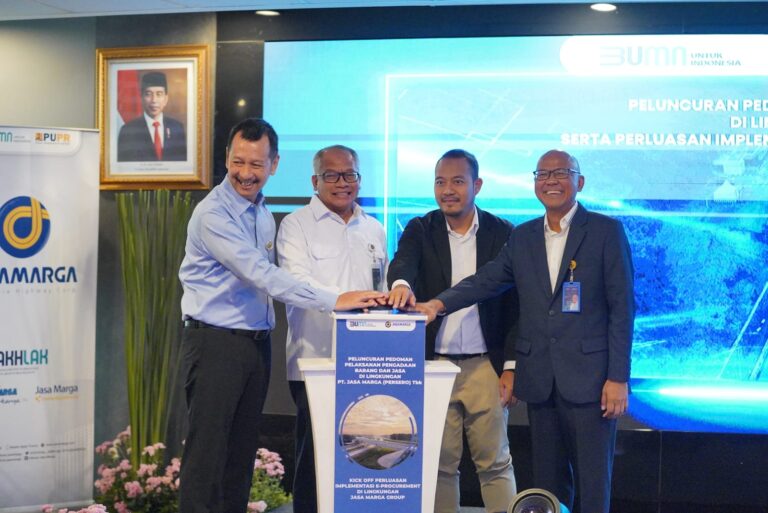 Jasa Marga Luncurkan Pembaruan Pedoman Pelaksanaan Pengadaan Barang dan Jasa Serta Kick Off Perluasan Implementasi e-Procurement