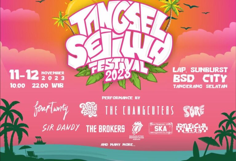 Bersiap, Tangsel Sejiwa Fest Hadir Kembali, ada Fourtwnty hingga The Changcuters!