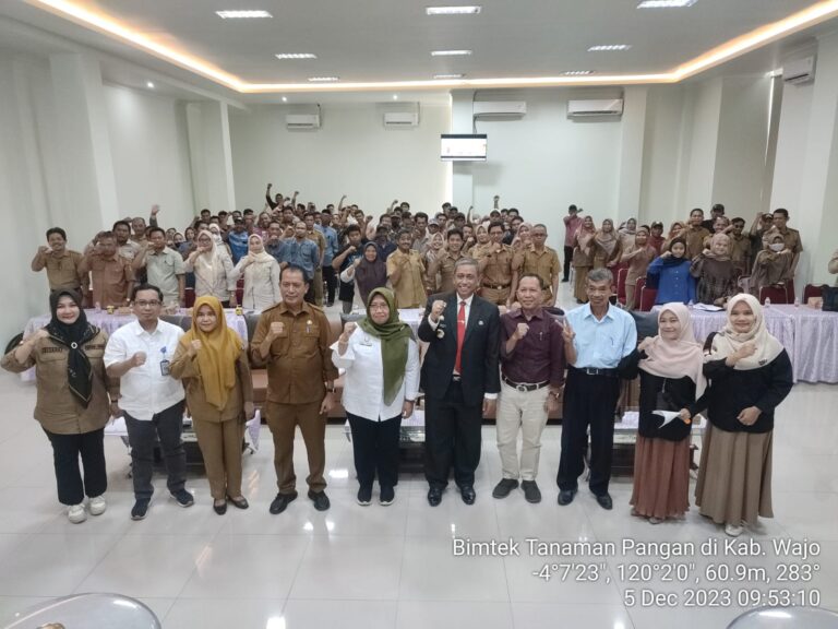 Bimbingan Teknis Aneka Kacang dan Umbi di Kabupaten Wajo, Sulawesi Selatan