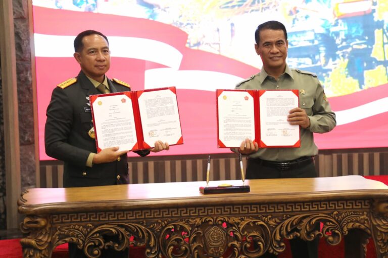 Mentan-Panglima TNI Teken MoU Kembalikan Swasembada Pangan dan Optimasi Lahan Tidur