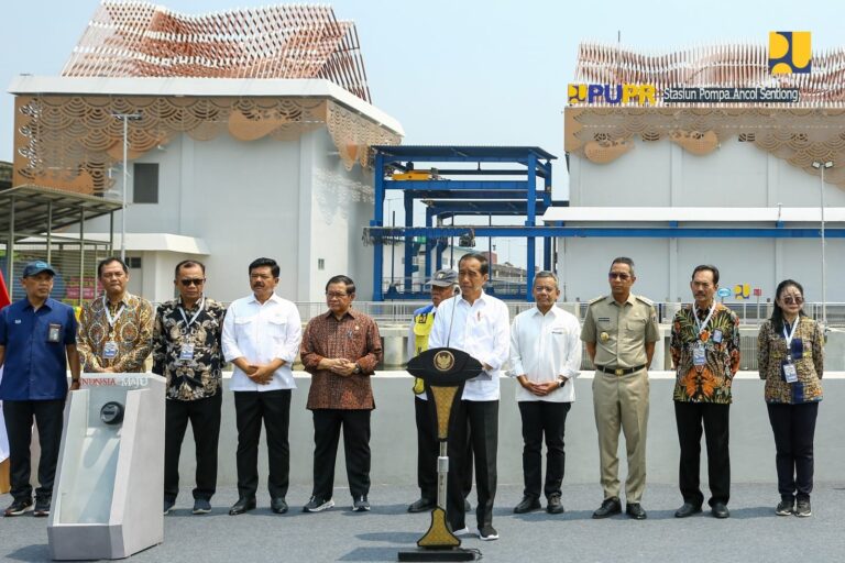 Kurangi Risiko Banjir Jakarta bagian Utara, Stasiun Pompa Ancol Sentiong Diresmikan Presiden Jokowi