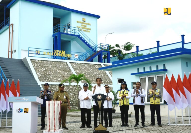 Tingkatkan Layanan Air Minum Kota Kupang, SPAM Kali Dendeng Diresmikan